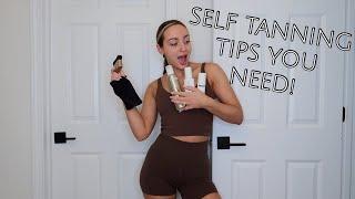 Self Tanning Tips You NEED!! | How to Get a Flawless Self Tan with Bali Body!