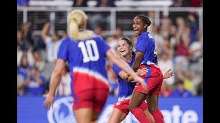 Naomi Girma first goal | USWNT vs. Argentina | October 30, 2024