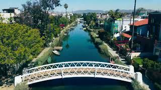 2022 Venice Canals in Venice, CA 4k Drone Footage by ovrviewLA Part 107 Licensed