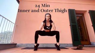 24 Min Inner & Outer Thigh / Allenamento a corpo libero 