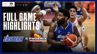 EASTERN vs. PHOENIX | FULL GAME HIGHLIGHTS | PBA SEASON 49 COMMISSIONER'S CUP | NOV. 27, 2024