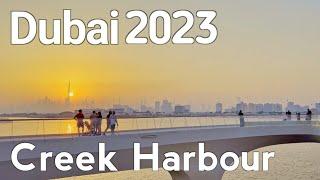 Dubai [4K]  Wonderful Dubai Creek Harbour Walking Tour | United Arab Emirates 