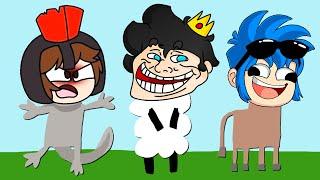 ¡NOS CONVERTIMOS EN ANIMALES TROLLS!  ULTIMATE CHICKEN HORSE ELTROLLINO