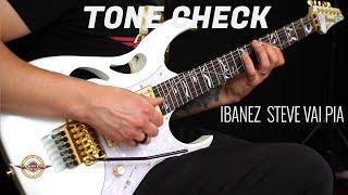 TONE CHECK: Ibanez Pia Steve Vai Signature Electric Guitar Demo | No Talking