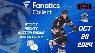 Fanatics Collect Live | Weekly Hockey Auction | Oct 20 2024