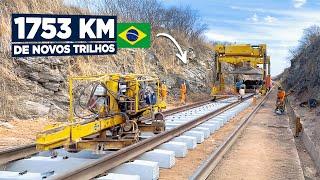 TRANSNORDESTINA - A MAIOR OBRA Ferroviária em Execução no Brasil