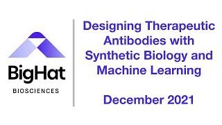 Designing Therapeutic Antibodies with Synthetic Biology and Machine Learning