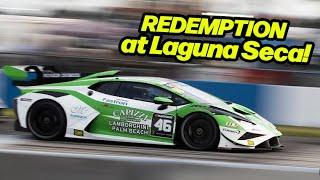 UNSEEN FOOTAGE - Laguna Seca Super Trofeo 2023 - REDEMPTION after bogus call!