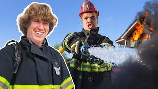 I Became a Firefighter For 24 Hours!