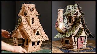 DIY Witch House Using Cardboard