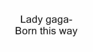 Lady Gaga Born this way