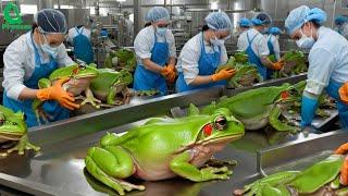 1.6 Million Tons of Frogs Raised and Consumed by China's Frog Processing Factories