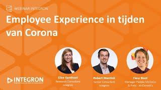 Impact van Corona op de Employee Experience in Nederland én de EX bij McDonald's - Webinar Integron