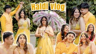 Our Haldi VlogPhoolon ki haldi #helikarajkumar | Heli Ved