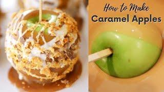 Homemade Caramel Apples {Easy Gourmet Caramel Apples}