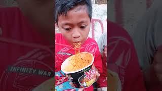 Lomba makan mie samyang bocil lucu