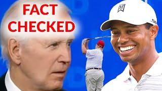 CNN & Tiger Woods Fact Check Biden 