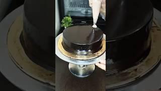 New Cake Design/Eggless Chocolate Cake/Cake Decorating #cakeshorts #newvideo #viral