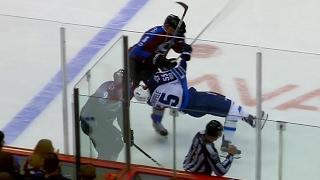 Tempers flare after Zadorov lays massive hit on Scheifele