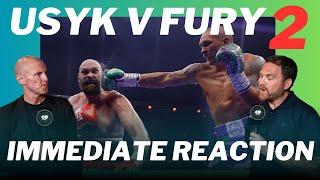 Oleksandr Usyk v Tyson Fury 2: IMMEDIATE REACTION.  Usyk is the best of this generation.