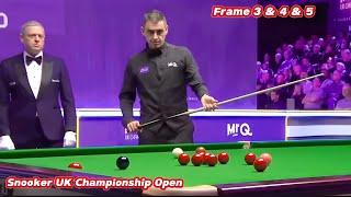 Snooker UK Championship Open Ronnie O’Sullivan VS Anthony McGill ( Frame 3 & 4 & 5 )