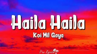 Haila Haila (Lyrics) - Koi Mil Gaya | Hrithik | Alka | Udit | Rajesh Roshan