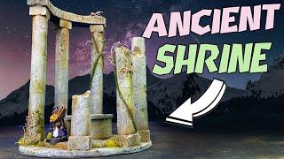 RUINED Shrine or Temple Terrain Build! Tabletop Terrain for Dungeons & Dragons and Frostgrave!