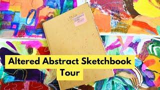 Mixed Media Abstract Sketchbook Tour