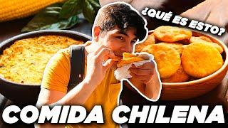 PROBANDO COMIDA CALLEJERA en CHILE 