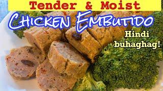 Easy Chicken Embutido Recipe | Moist and tender, NOT CRUMBLY | Papay Bread ATBP