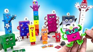 DIY Numberblocks Toys 1 to 10 - Poseable Magnetic Figures || Keiths Toy Box