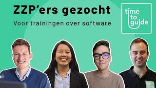 TimeToGuide zoekt ZZP'ers voor trainingen over software