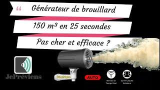 alarme brouillard anti cambriolage fumigène pas cher efficace installation facile wifi filaire