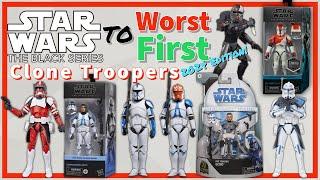 Worst To First- Black Series Clone Troopers (2024 Edition)