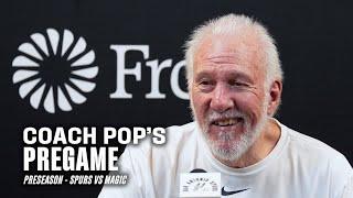 Coach Pop's Pregame vs Orlando Magic | 10.9.24