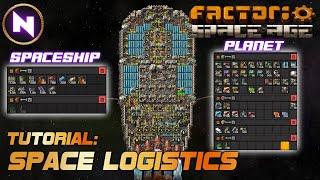 How To Set Up INTERPLANETARY LOGISTICS; Easy & Effective | 22 | Factorio SPACE AGE