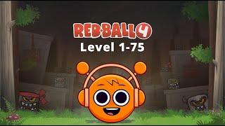 Red Ball 4 | Sprunki Oren Ball Vs Squid Game Box & Rainbow Friends | All Level