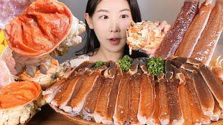 또 돌아왔지 역대급 홑게 홑게(홋게)회, 내장 철철 몸통찜 먹방 Raw Soft snow crab [eating show] mukbang korean food