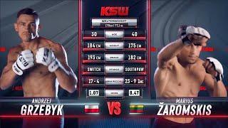 KSW Free Fight: Andrzej Grzebyk vs. Marius Žaromskis