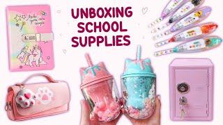 UNBOXING SCHOOL SUPPLIES AND GADGETS - BOX UNBOXING