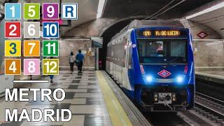  Madrid Metro - All the Lines / Todas las Lineas (2021) (4K)