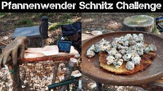 Pfannenwender Schnitz Challenge | Reibekuchen mit Champignons in Gorgonzola-Frischkäse