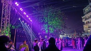 Christmas Live Step  Ranchi Main Road // KAJAL SOUND AND LIGHT // DJ SANDEEP VLOG