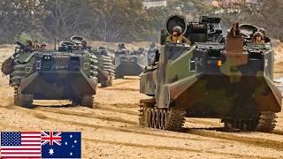 US Marine Corps. Large-scale joint military exercise in Australia.