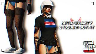 GTA 5 Online | Cute/Sweaty Female Stocking Outfit Tutorial |Tryhard/RNG/Beach/Freemode| Xbox,PS4/5 |