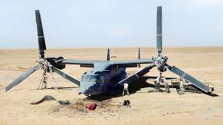 How the US "Secretly" Repaired a Broken V-22 in Middle of Desert for Months