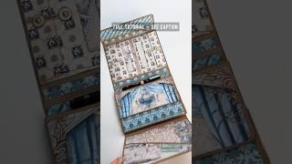 Make this travel journal folder yourself - full tutorial on the VectoriaDesigns YouTube channel