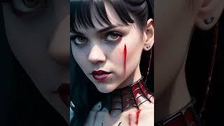 Wednesday Adams as vampire 4k screensaver!
