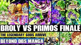 Beyond Dragon Ball Super Mastered Legendary Super Saiyan Broly Vs Primos Finale! The NEW Gods Arrive