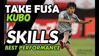 TAKE FUSA KUBO SKILLS BEST YOUNG PLAYER FOOTBALL FROM JAPAN [SKILLS GACOR KUBO SI MESSI DARI JEPANG]